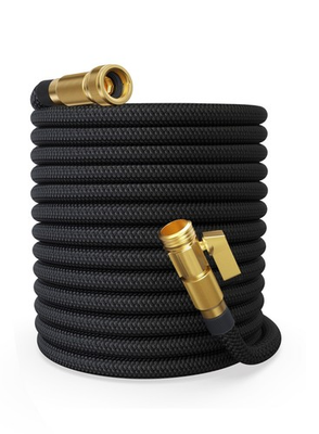 #ad #ad 150FT Expandable Garden Hose Heavy Duty Brass Fittings Shut Off Valve $24.99