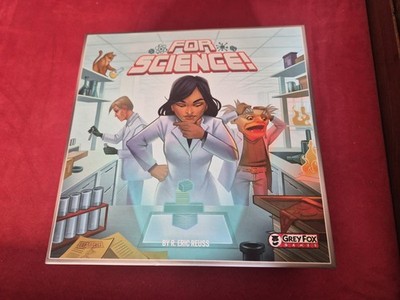 For Science! Brettspiel, Bauplan, 1-6 Spieler, Kickstarter Edition, wieNeu