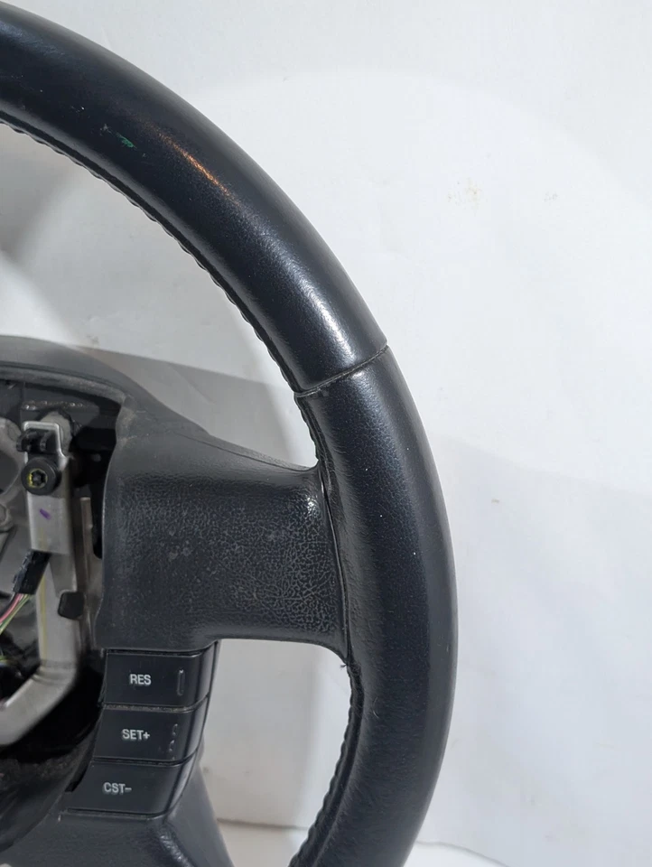 2004-2011 Ford Ranger Steering Wheel Cruise Control Black Leather OEM - Image 3 of 4