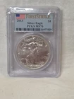 2013- AMERICAN SILVER EAGLE- FIRST STRIKE- PCGS -MS 70- TONING-NR AUCTION