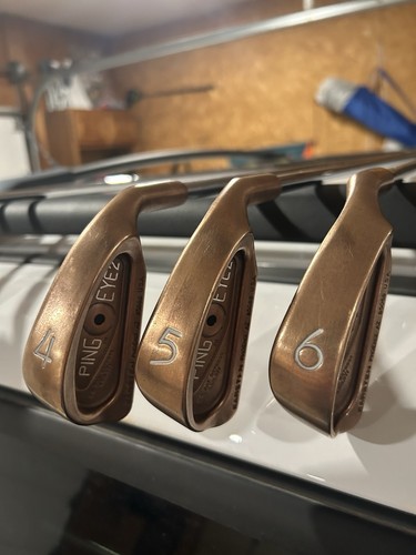 Ping Eye 2 BeCu Copper - 3-PW (8 Iron Set) - Black Dot -RH - Match Serial #'s - Picture 3 of 11