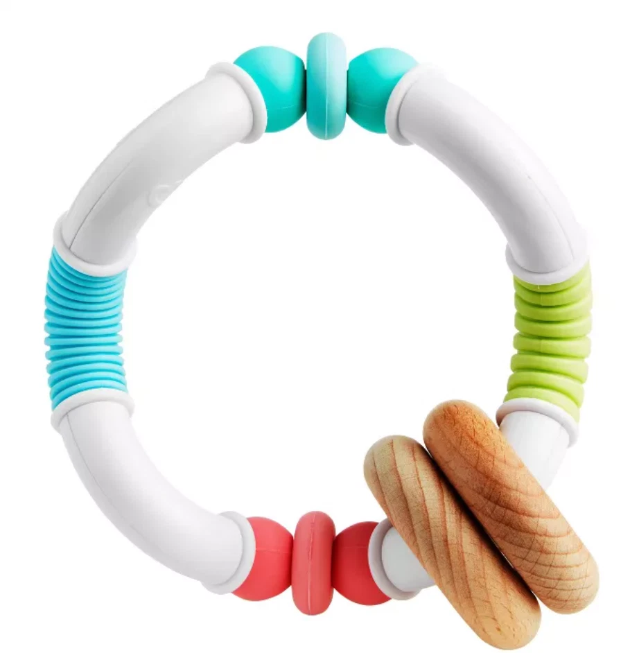Set of 4 Teether Toys & Feeder - Nuby, Dr. Brown's, Bright Starts, & Munchkin - Image 4 of 4