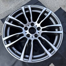 GENUINE BMW F30 F31 FERRIC GREY 403 FRONT ALLOY WHEEL 19" 7845882 8J marked OEM