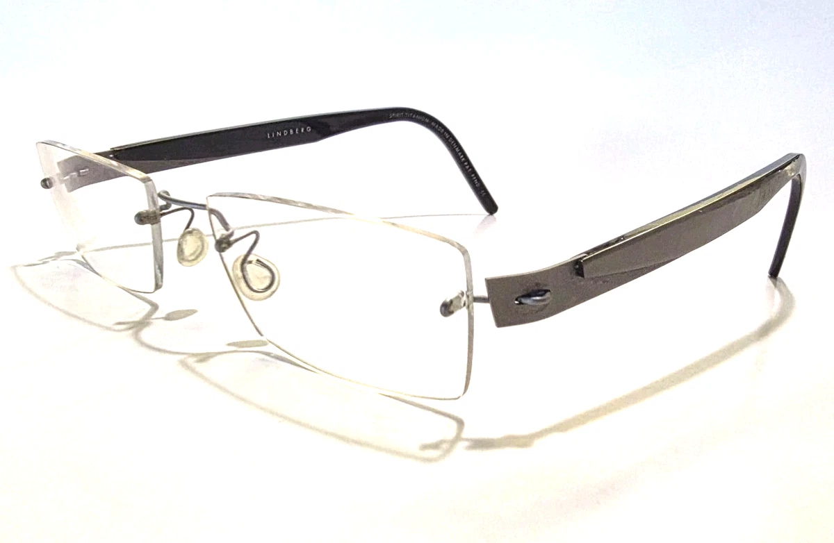 Lindberg Eyeglasses Eye Glasses Frames Spirit Titanium T611-135 004/D84O Col 85 SPIRIT TITANIUM RIMLESS WITH BASIC TEMPLE – Gazal Eyecare Shop main image 2