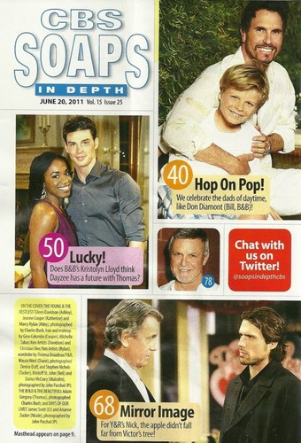 CBS Soaps In Depth June 20 2011 Eileen Davidson Jeanne Cooper Emme Rylan - Picture 2 of 5