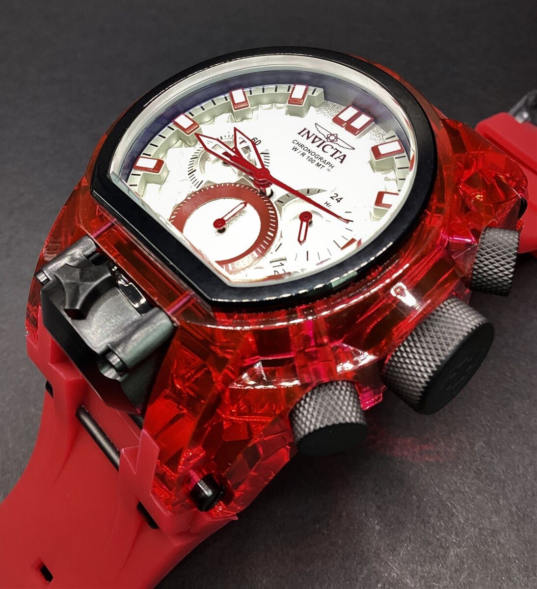 Invicta Bolt Zeus Magnum 52mm Anatomic Quartz Chrono Dual Invicta Bolt Zeus Magnum 52mm Anatomic Quartz Chrono Dual