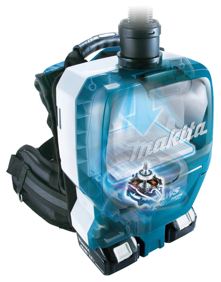 Makita Rechargeable Backpack Dust Collector 36V Main Unit Only VC265DZ - Image 4 of 4