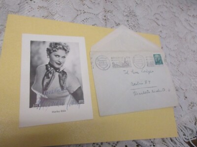 1955 Marika RÖCK Autogramm / im Kuvert aus München 28.9.55