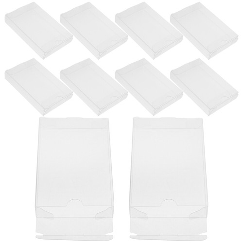  10pcs Audio Cassette Storage Cases Clear Plastic Cassette Tape Cases High - Afbeelding 10 van 12