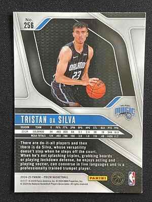 Tristan Da Silva Orlando Magic 2024-25 Panini Prizm Base RC #256