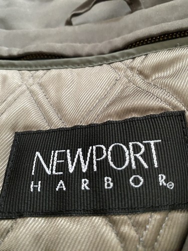 Men’s Newport Harbor Belted Trench Coat Zip Out Lining 54” Long Sz 44R Made USA - Picture 2 of 7