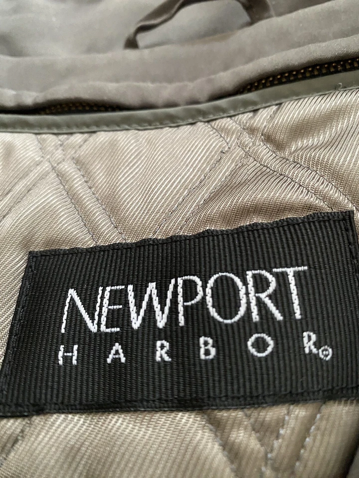 Мужская Newport Harbor подпоясанный Тренч молнии подкладка 54» длинный размер 44R сделано в США - Изображение 2 из 4