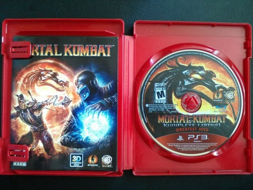 Mortal Kombat Komplete PS3 Complete, Tested, Sanitized, Adult Owned Free Ship CA - Picture 2 of 2