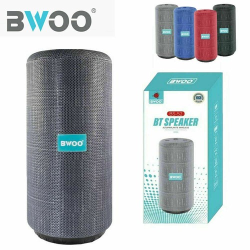 Bluetooth Mini Speaker BT Music Cassa Portatile Altoparlante Wireless 10W BS-52 - Foto 9 di 9