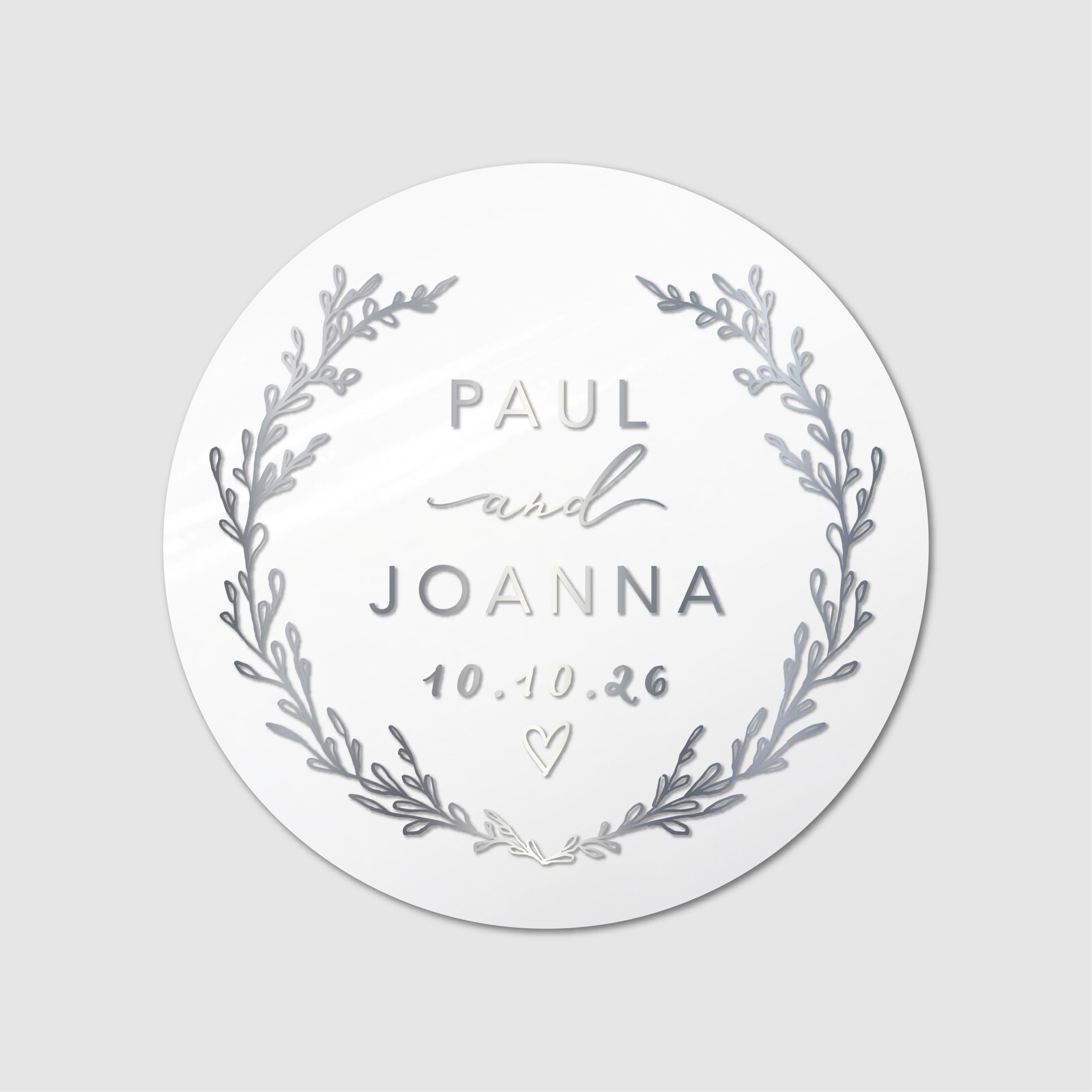 Gold Foil Monogram Wedding Envelope Seals and Favor Stickers - Personalized