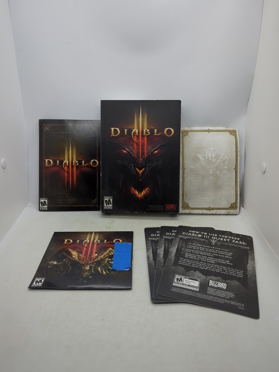 Diablo III PC – Jeu Complet Avec Manuels Et Codes – Occasion – Blizzard