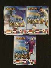 LOT 3 POCHETTES PACKETS AS SPORT SVETSKI FUDBOL WC GERMANY 2006 RARE NO PANINI