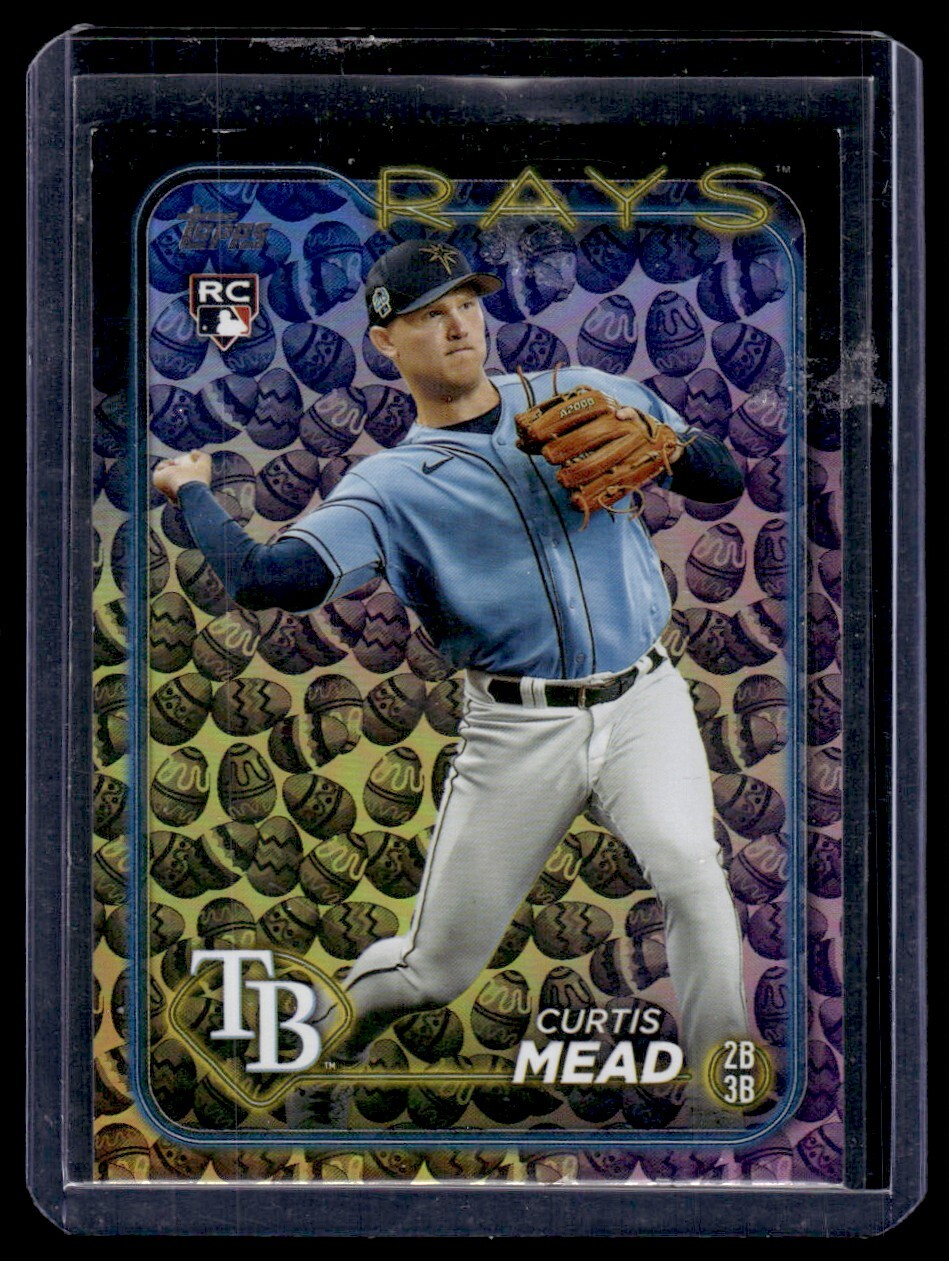 2024 Topps Series 1 Easter Egg Curtis Mead RC Tampa Bay Rays #82