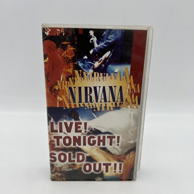 VHS - cassette video - NIRVANA - live tonight! sold out!! | eBay