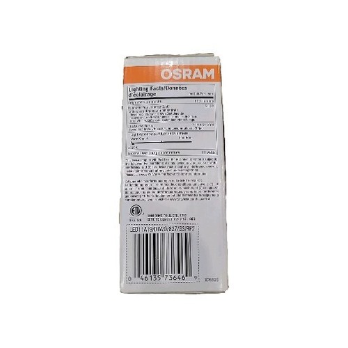 Sylvania LED11A19 60W Replacement Using 11W Dimmable Soft White LED 2 Bulbs - Picture 4 of 4