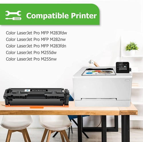 Toner Set kompatibel mit HP 207X 207A für M282nw M283fdn M283fdw M255dw M255nw - Bild 3 von 8