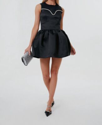 Tanya Taylor Black Noaki Dress | Black | 6