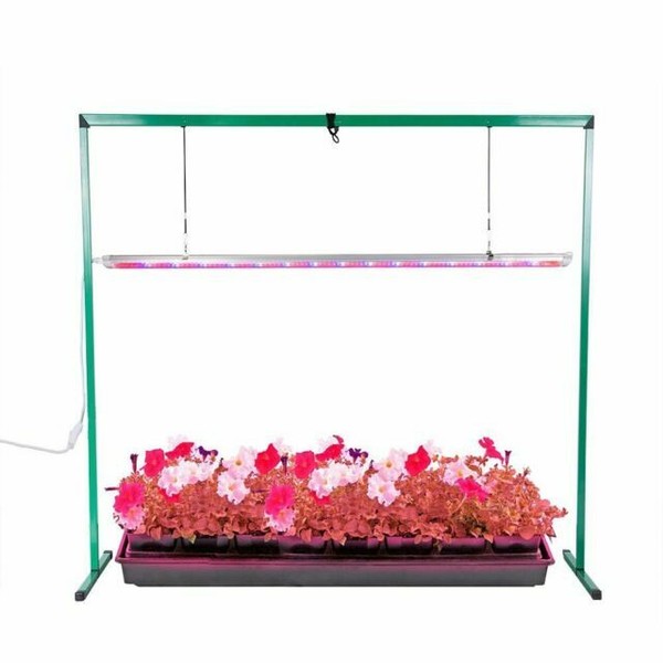 iPower 36W 4ft LED Grow Light Stand Rack for Seed Plant Growing for