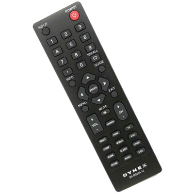 Original Dynex DX-RC02A-12 Remote Control For LCD/LED TVs - Works With DX-15E220A12, DX-19E220A12 & More Models