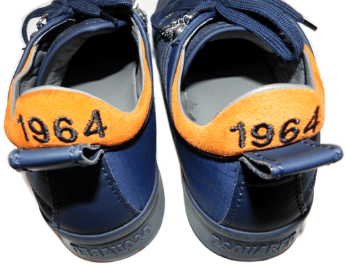 DSQUARED2 SNEAKERS STRIPED NYLON & SUEDE KICK IT Active Shoes 40 - 7 US Trainer - Picture 10 of 11