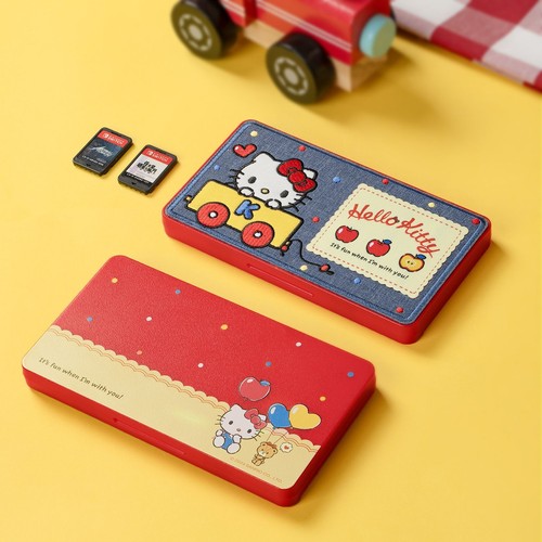 GeekShare X Sanrio Carry Case Cover for Nintendo Switch/OLED Kitty Gift Box Kits - Picture 8 of 11