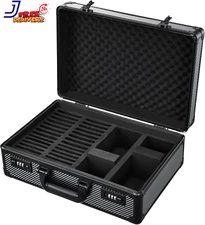 Graded Card Case with Individual Slots Storage Box, Trading Card Cases for Sport