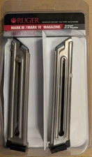 Ruger Mark III & Mark IV 22LR 10 Round Magazine 90645 MK3 MK4 10rd Mag Value 2pk