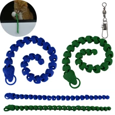 (2) Cat Toy Wand Attachment Refill Toys for Indoor Cats Snake Interactive Kitten