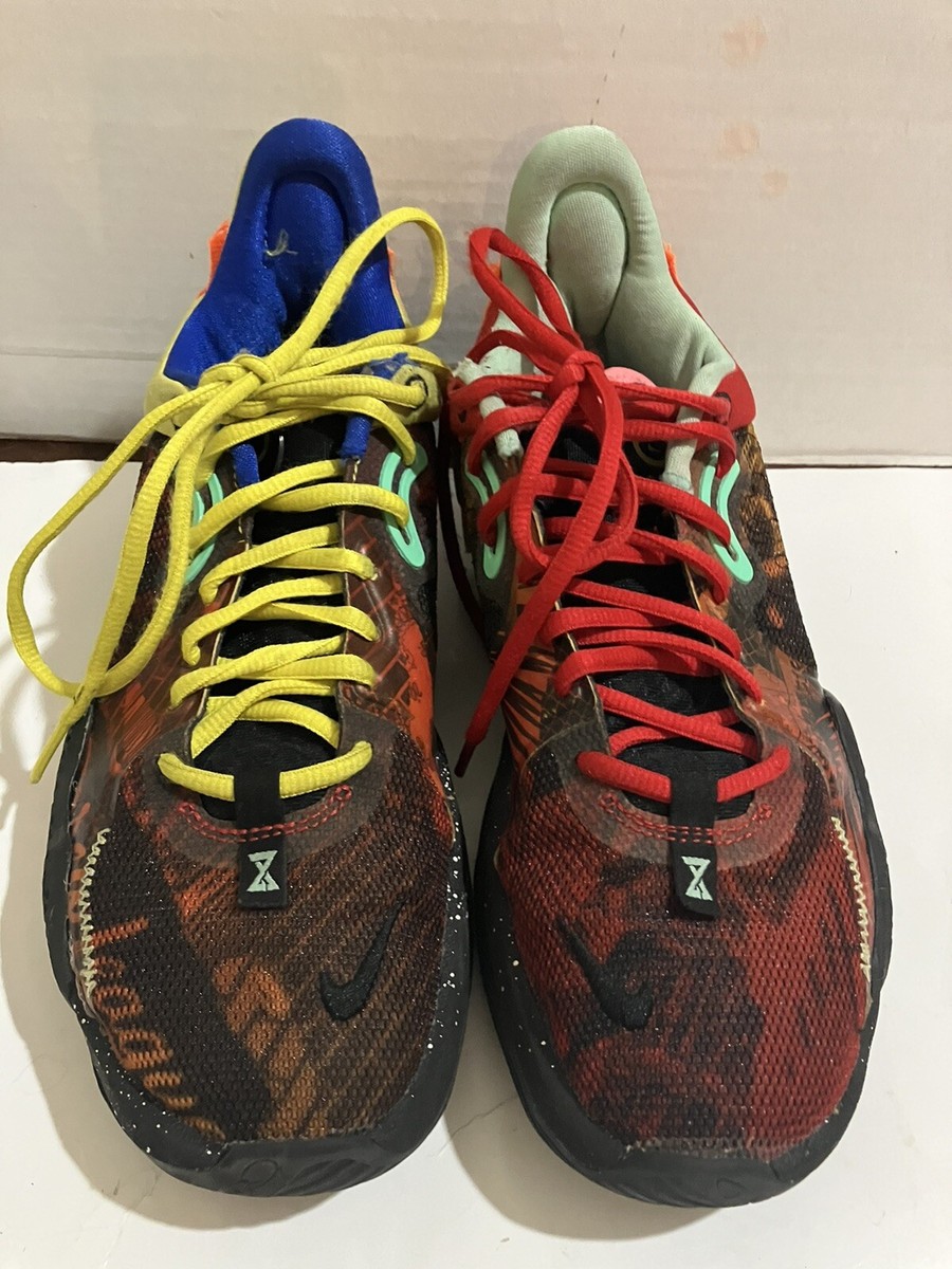 NIKE PG5 美品 Nike PG 5 Mismatched Drew League Men's Size 6.5 Multi-Color