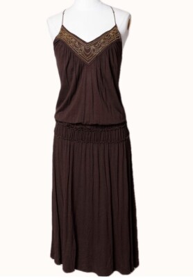 TED BAKER London Brown Gold Beaded Spaghetti Strap Dress Sz 2 (US 6) | eBay TED BAKER London Brown Gold Beaded Spaghetti Strap Dress Sz 2 (US 6) | eBay