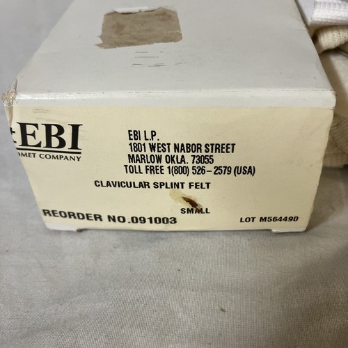 EBI Medicina Deportiva Férula Clavicular Clavicular Cuello Pequeño Hueso NIOB ¡Envío Gratuito! - Imagen 2 de 4