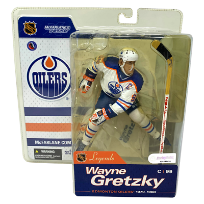 Mcfarlane NHL Wayne Gretzky Edmonton Oilers White Jersey Legends