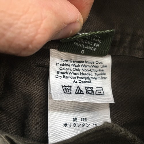 Eddie Bauer Cargo Pants Womens 4 (actual 30x30) Brown Casual Mid Rise Zip Fly - Picture 14 of 16