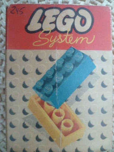 Boîte-tiroir n° 245 LEGO system 50-60 - brique électrique, plaque grise + notice - Imagen 2 de 6