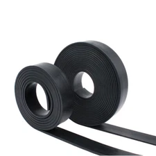 Black Silicone Rubber Flat Strip Sealing Gasket Width 10-100mm Thickenss 1-10mm