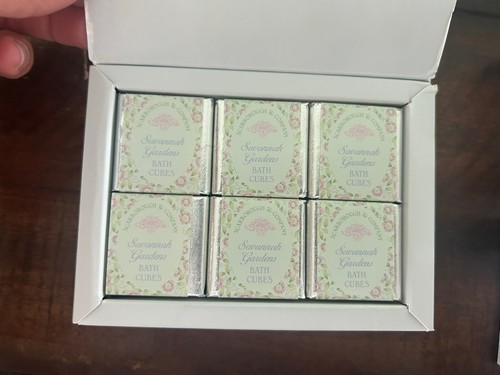 Vintage Scarborough Crabtree & Evelyn SAVANNAH GARDENS Bath Cubes & Soap Lot - Picture 3 of 5