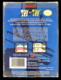 SPY vs SPY (1988) Nintendo NES completo CIB - pulito/testato