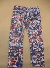 ZELLA Size S Womens Multicolor Stretch Pull On Training Cropped Leggings 545