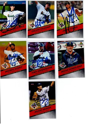 JAMES FINKEL SIGNED 2018 CEDAR RAPIDS KERNELS TEAM SET CARD