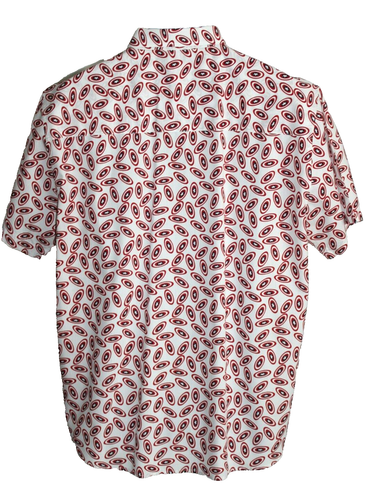 Camicia elegante manica corta Marvel Graham & Co. Captain America Shields XL vestibilità slim - Foto 4 di 10