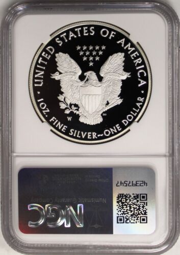 2020 W $1 Silver Eagle End of WWII V75 Privy NGC PF69 Ultra Cameo V-Day Label - Picture 2 of 2