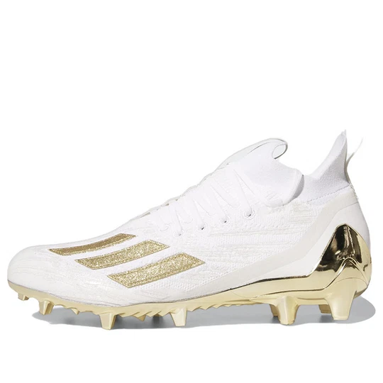 Adidas Adizero Primeknit White Gold Metallic Football Cleats GX5100 Men's Sizes