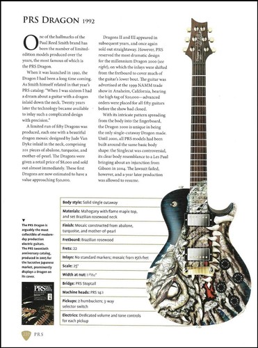Opeth Mikael Akerfeldt PRS Custom guitar history article with specs + PRS Dragon - Picture 2 of 4