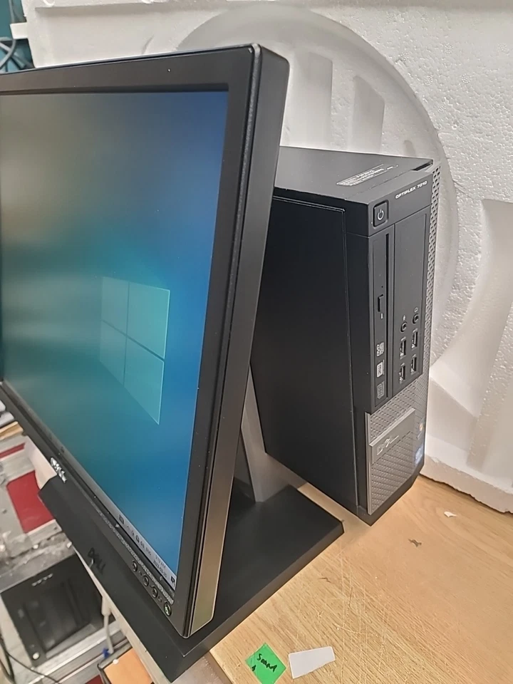 - Dell Optiplex 7010 SFF W/19" Monitor /Intel i5-3470 / 8GB ram/500GB HDD/WIN10 - Image 3 of 4