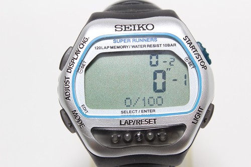Reloj deportivo digital vintage SEIKO Super Runners S650-4000 - Imagen 12 de 14